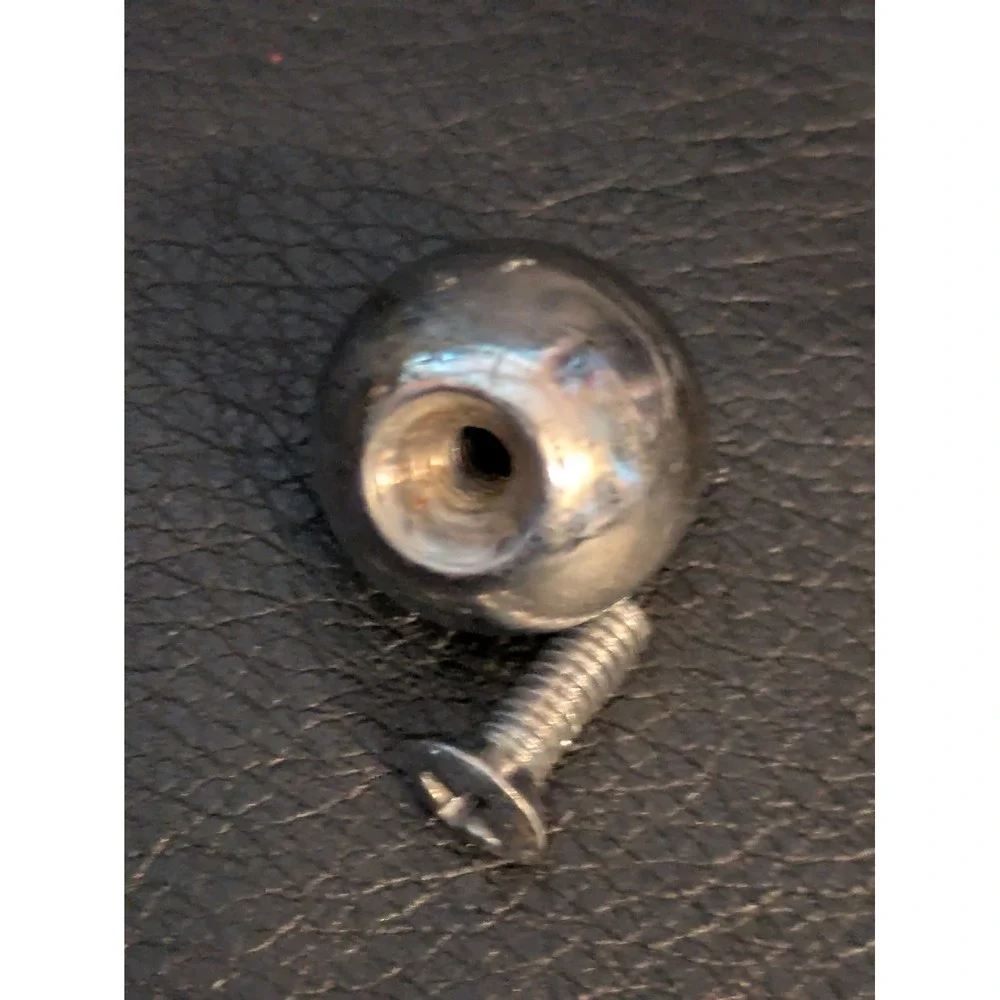 1930 Chase Chrome Table Napkin Holder Bakelite Replacement Part Ball Foot Screw